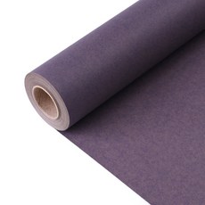 양면 칼라 크라프트 종이롤 포장지 53cm x 20m, 06진보라, 1개