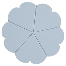 미소로운 꽃잎 가정용 냄비받침대 스카이, 1개