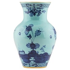 Ginori1735Italia Oriente Italiano 明式花瓶 25cm, 鳶尾花, 1個