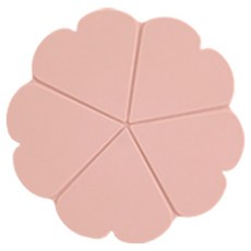 미소로운 꽃잎 가정용 냄비받침대 핑크, 1개