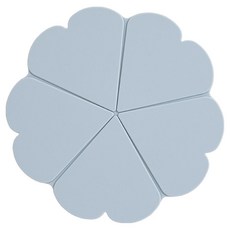 微笑花瓣家用鍋墊 天空藍, 1個