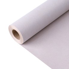 양면 칼라 크라프트 종이롤 포장지 53cm x 20m, 01백색, 1개