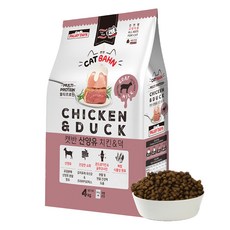 파미데이즈 전연령 캣반 프로 산양유 사료, 4kg, 1개, 닭+오리