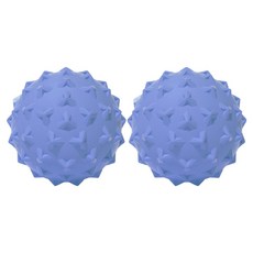 코어가드 요가 지압 돌기 마사지볼, 블루, 2개