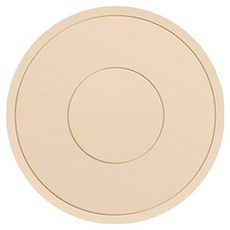 미소로운 원형 실리콘 냄비받침대 아이보리, 1개