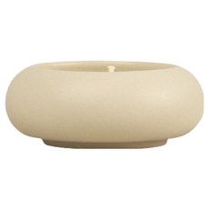 ㅇ 달콤밍 귀여운 장식용 세라믹 캔들 그릇 그레이, 1개