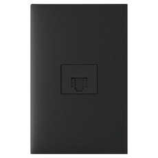 Legrand 羅格朗 Apela Simple 8P 1孔組裝 模組 黑色, 1個