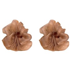 디멜디 메쉬 헤어 고무밴드 대형 머리끈 2p