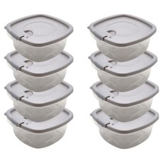 Daonne 微波爐飯菜保鮮盒 350ml, 8個