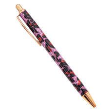 微笑系列 好寫禮物筆, 2個, 豹紋紫色