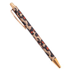 微笑系列 好寫禮物筆, 2個, 豹紋玫瑰金