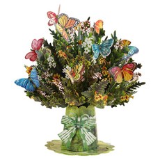 Khohimo 3D立體花束卡片 + 花朵套組 5W0077, 1套, A3