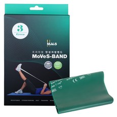 MSD-BAND Moovs Band 彈力帶, 綠色, 1個