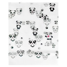 Maket Gamseong 行李箱收納袋 袋子 熊貓 拉鍊款 加大尺寸 40 x 50 cm, 20個, 混合色