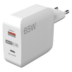맥로이드 65W PPS 초고속 멀티충전기 V-6500, 1개, WHITE