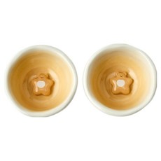 Butter Shop生日酒杯, 奶油熊棕色, 2個