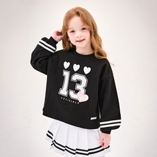 JELISPOON 女童愛心網球風百褶裙上下衣套裝