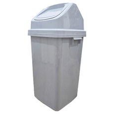 투에이산업 스윙 사각휴지통, 그레이