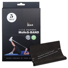 MSD-BAND Moovs Band 彈力帶, 黑色, 1個
