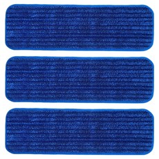 World Clean 超細纖維強力清潔超細纖維拖把墊, 3個, 60cm