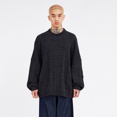 AJOBYAJO 天鵝絨繩紋毛衣 AJ234KN003