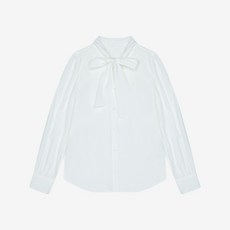 SI 여성용 퍼프 타이 블라우스 SKBAC2409