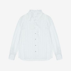 SI(씨) 여성용 러플 시스루 블라우스 SKBAB2402