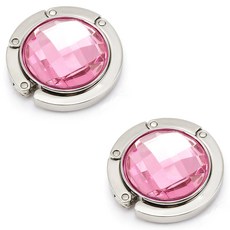 모나코올리브 휴대용 테이블 비즈 가방걸이 후크, 피치, 2개