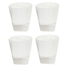 엘쏘 자동급수 저면관수 화분, 화이트, 4개