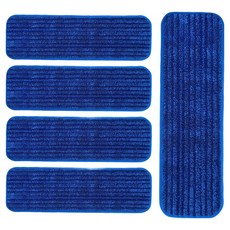 World Clean 超細纖維強力清潔超細纖維拖把布, 5個, 60cm