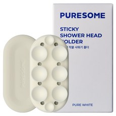 퓨어썸 착붙 샤워기 홀더, 퓨어화이트