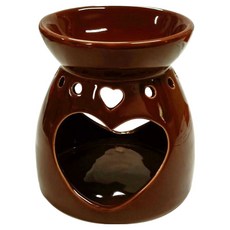 Mondspot 心形香氛精油暖爐 蠟燭暖燈 RB20836, 1個, 棕色