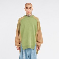 AJOBYAJO 三色混色毛衣 AJ234KN002