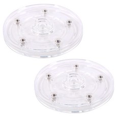 Knitt 壓克力毛線架旋轉盤, 2個, 混合色