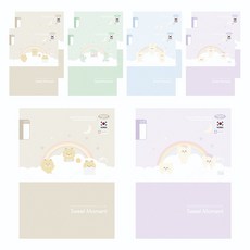 PENPIA 1000 小學12格裝訂筆記本, 10個, 隨機出貨