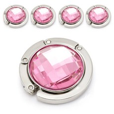 모나코올리브 휴대용 테이블 비즈 가방걸이 후크, 피치, 5개