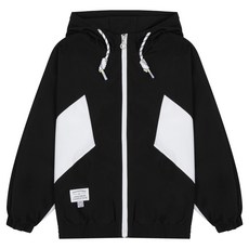 JCB 女童款拼接撞色連帽化纖外套 S142