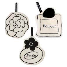 G&Y Bonjour 高級感掛式毛巾3件組, 1套, 混和顏色