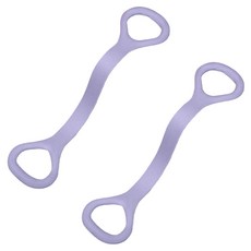 Onetique 8字型瑜珈帶, 紫色, 2個