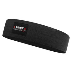 AOLIKES 원티크 논슬립 저항밴드 힙 밴드, 블랙, 1개