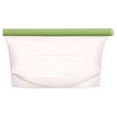 LeKue 可重複使用矽膠袋 0.5L, 1個, 透明