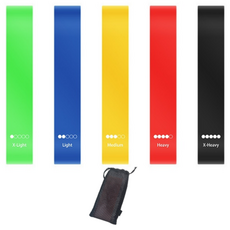 關節嚮導 運動環狀彈力帶5件組, 1套, 混合款