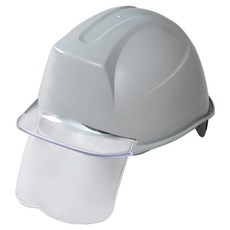 DONGMYUNG 營建工地 工地 頭部保護 ABE 新型頭盔 透明面罩 護目鏡 安全帽, 1個, 灰色