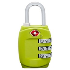TRAVEL MATE TSA 3位密碼鎖, 萊姆綠