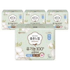 GOODFEEL 日用超薄棉質蝶翼型衛生棉, 4組, 大型, 16入
