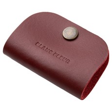 블랑플뢰르 소가죽 라운드 케이블 이어폰 정리홀더, 레드, 1개