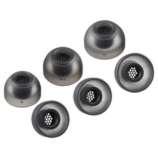 AZLA MAX TWS6 Devialet 耳塞套 S 2p + MS 2p + M 2p 套組 MAX, 深灰色, 1套, 單一商品