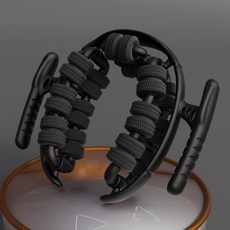 코어가드 럭셔리 28휠 마사지 롤러, 블랙, 1개