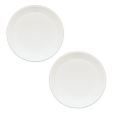 Elsso 塑膠花盆底盤, 白色, 2個