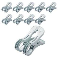 Okoro 棉被用雙層曬衣夾 大型, 藍色, 10個